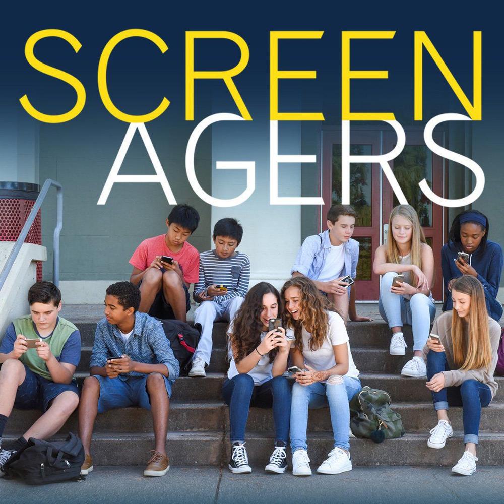 kids with cell phones "Screen Agers"